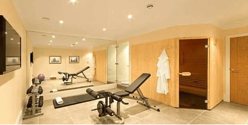 Basement gym room Overland Park KS