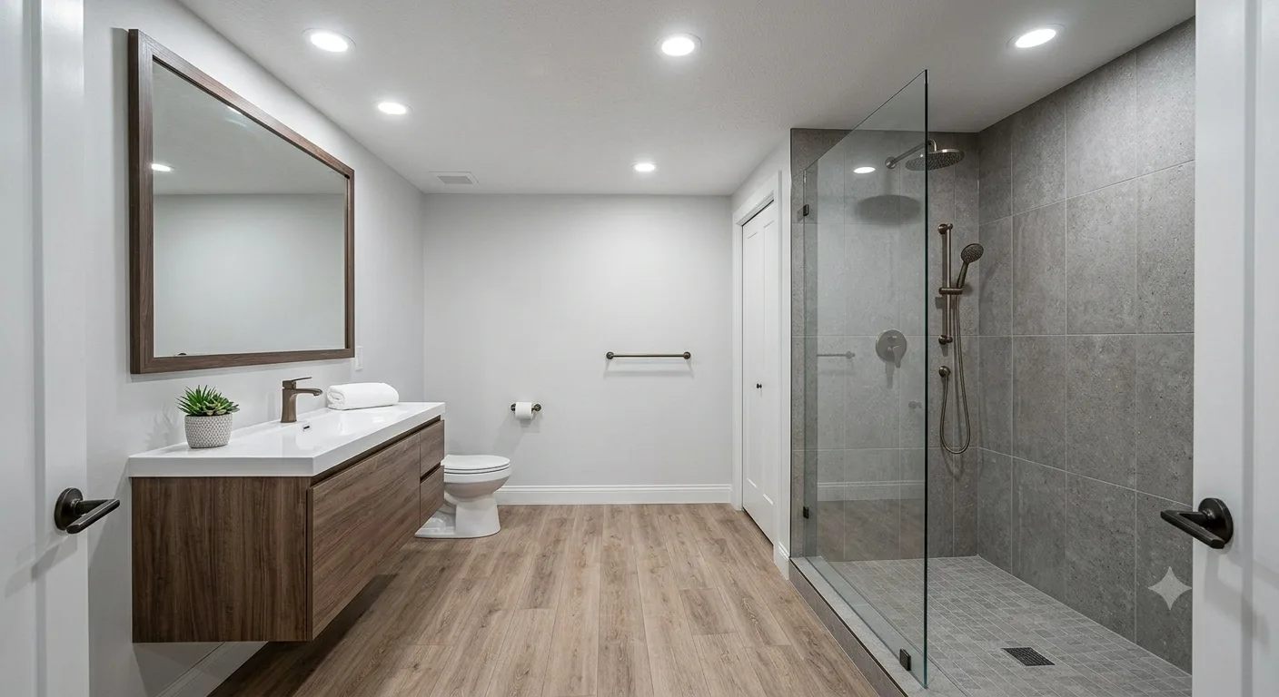 Basement bathroom remodeling Overland Park KS